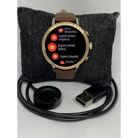 Fossil Gen 4 Authentic Digital Dial Smart Watch Custom Band FTW6016 LT342 - Picture 1 of 12